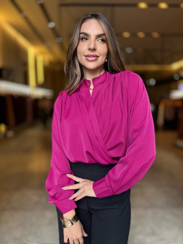 Blusa Transpassada Joy - LANÇAMENTO