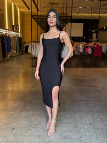 Vestido Suplex Fenda