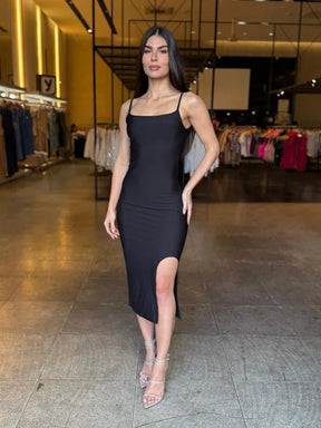 Vestido Suplex Fenda