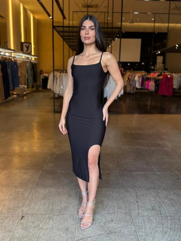 Vestido Suplex Fenda