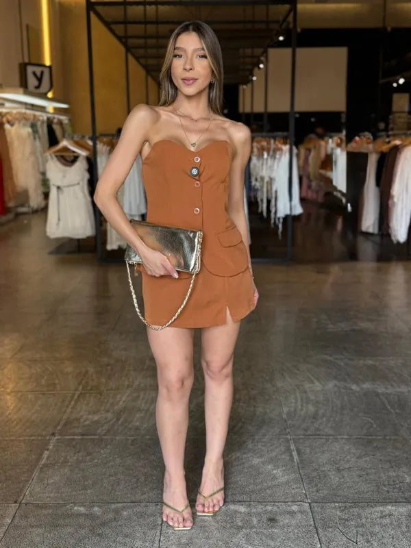 Conjunto Alfaiataria Short Saia