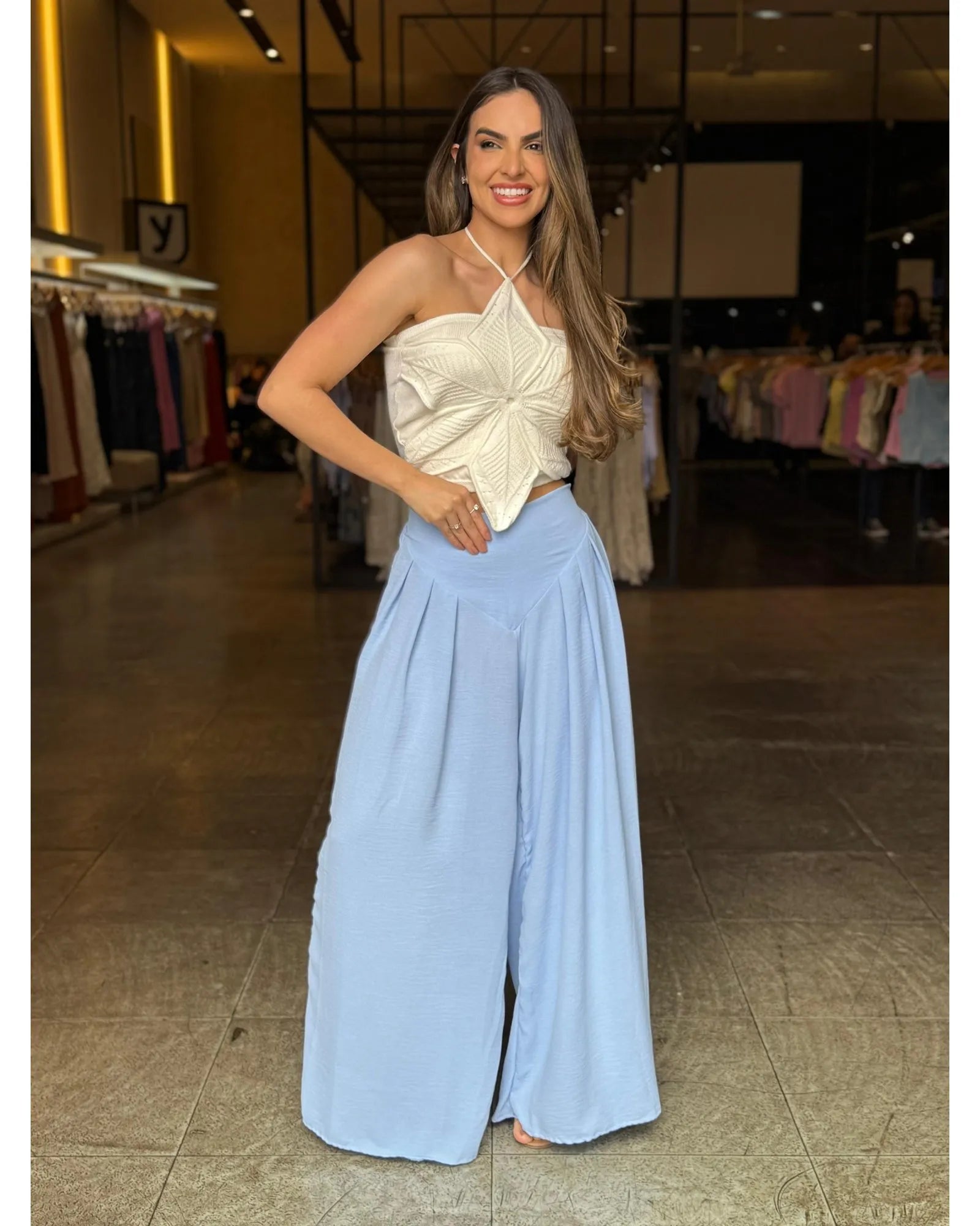 Calça Pantalona Style