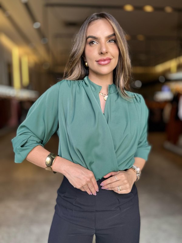 Blusa Transpassada Joy - LANÇAMENTO