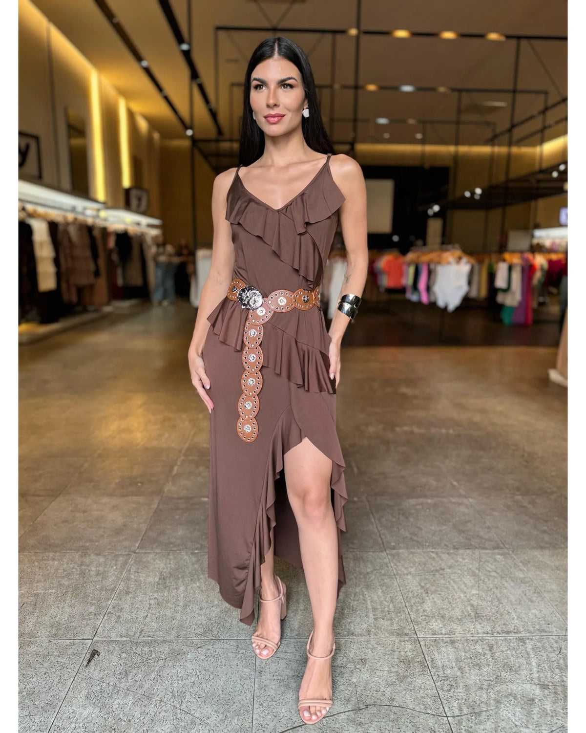 Vestido Fenda Grécia - LANÇAMENTO