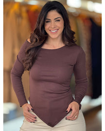 Blusa Canelada Bico - LANÇAMENTO