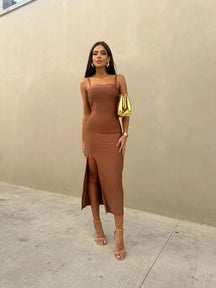 Vestido Suplex Fenda