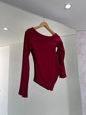 Blusa Canelada Bico - LANÇAMENTO