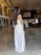 Vestido Longo Detalhe Flor Lateral