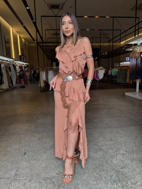 Vestido Fenda Grécia - LANÇAMENTO