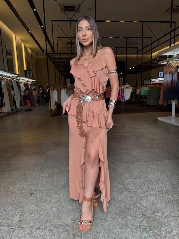 Vestido Fenda Grécia - LANÇAMENTO
