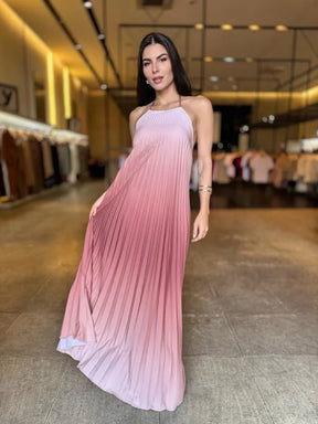 Vestido Plissado Rafa - LANÇAMENTO