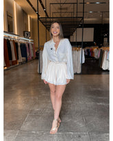 Conjunto Camisa e Short Babado Chic