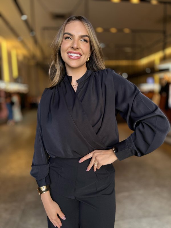 Blusa Transpassada Joy - LANÇAMENTO