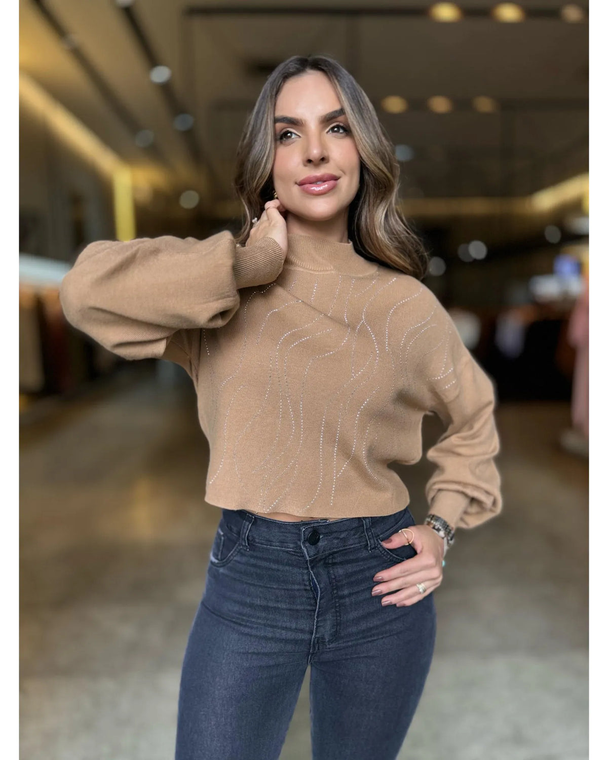 Blusa Tricôzinho Brilho - LANÇAMENTO