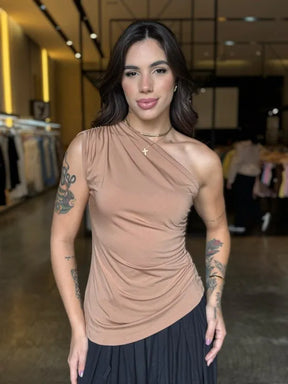 Blusa Assimétrica Fashion