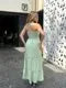 Vestido Longo Detalhe Flor