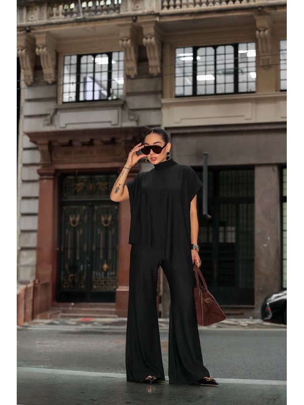 Conjunto Feminino Blusa Assimétrica Luxo - LANÇAMENTO