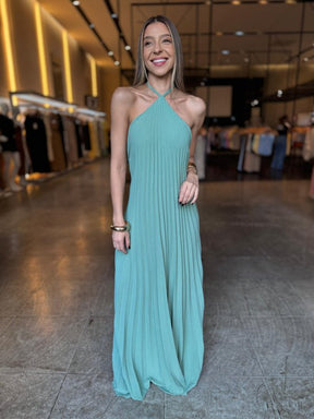 Vestido Plissado Rafa - LANÇAMENTO