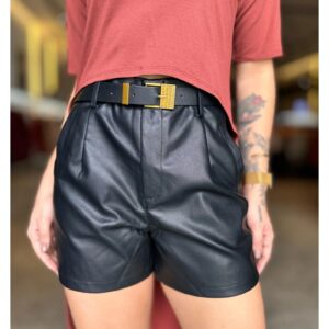 Short Couro Eco Duda - LANÇAMENTO