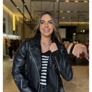 Jaqueta Couro Zíper - LANÇAMENTO