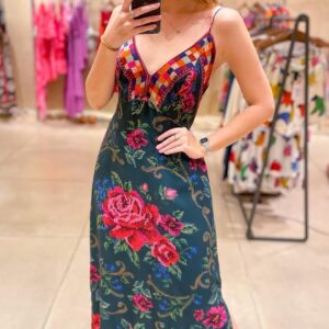 Vestido Flor Realeza