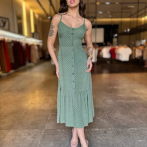 Vestido Fashion Botões - LANÇAMENTO